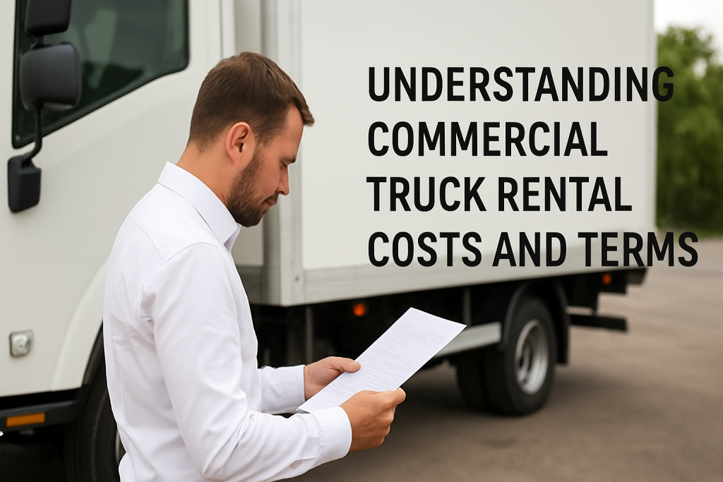 Understanding Commercial Truck Rental Costs and Terms